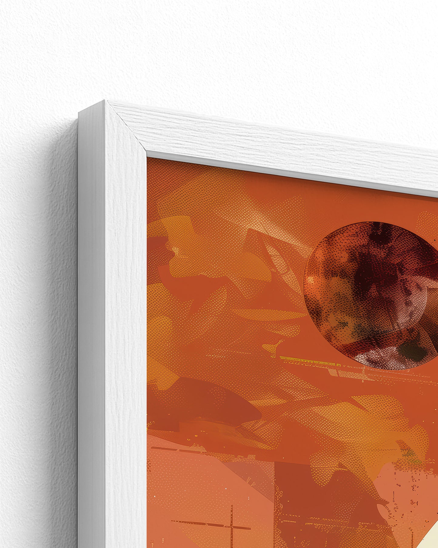 white frame