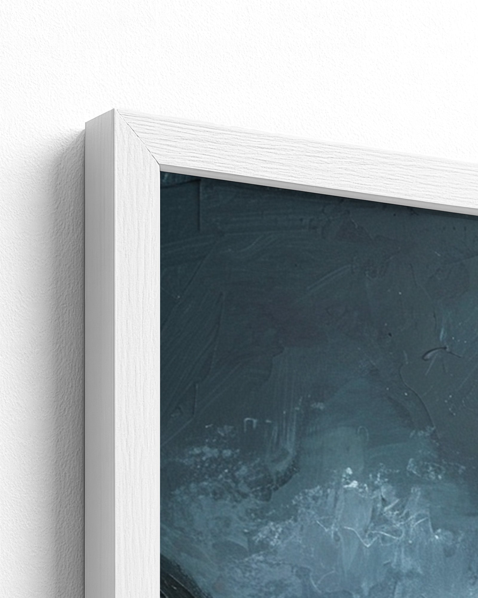 white frame