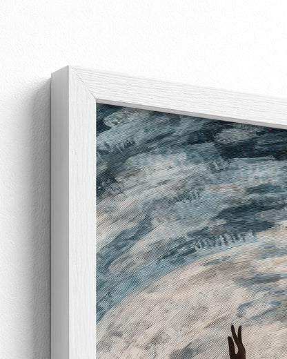 white frame