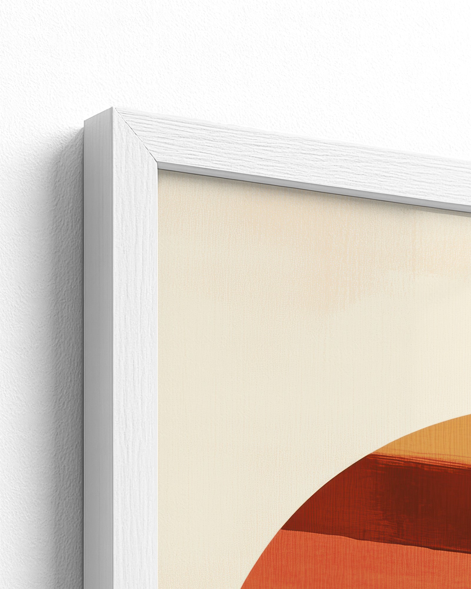 white frame