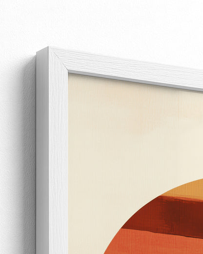 white frame