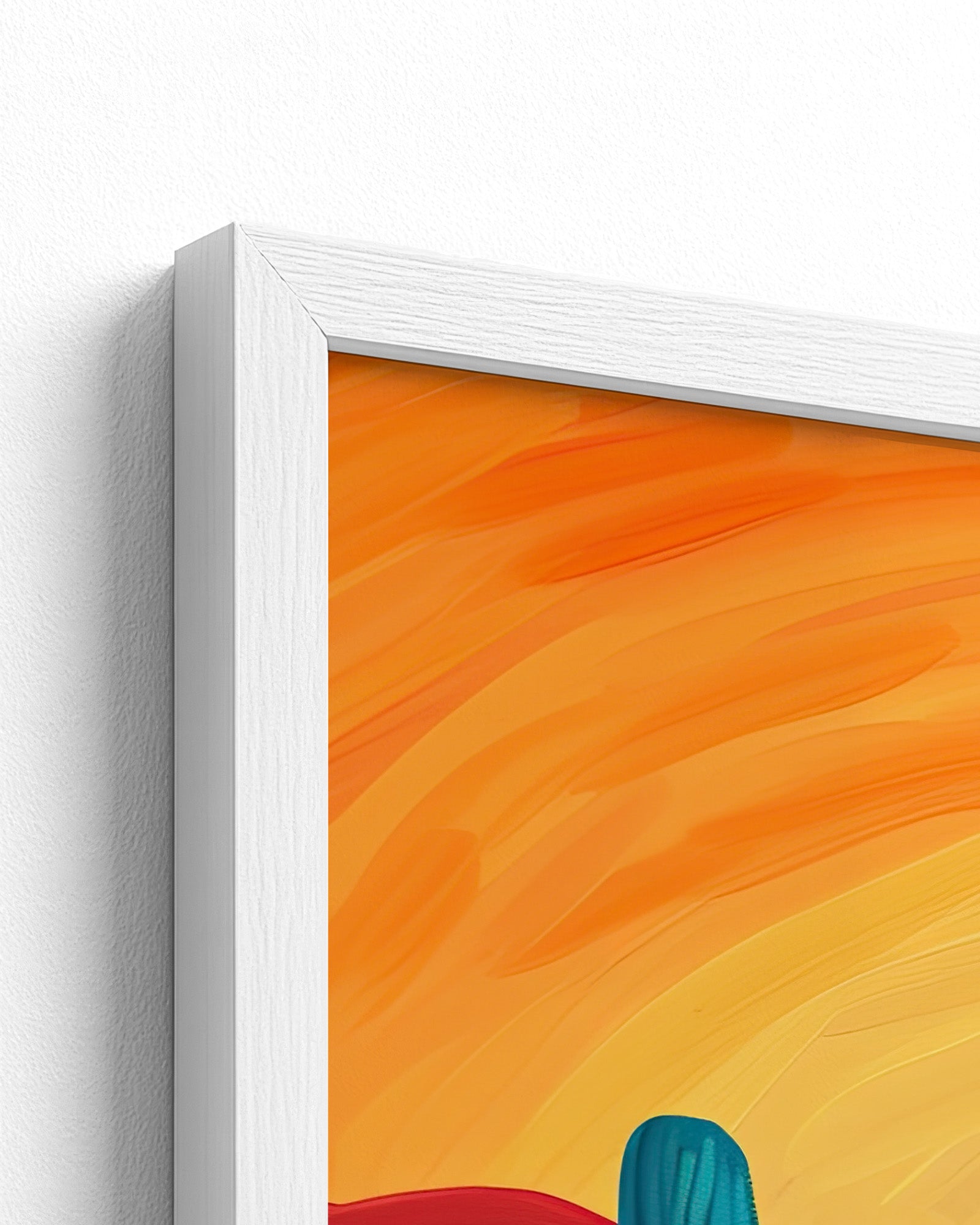 white frame
