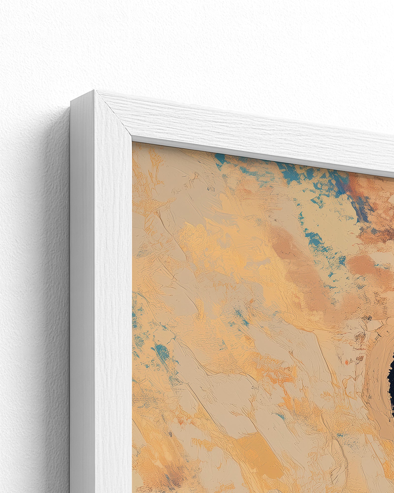 white frame
