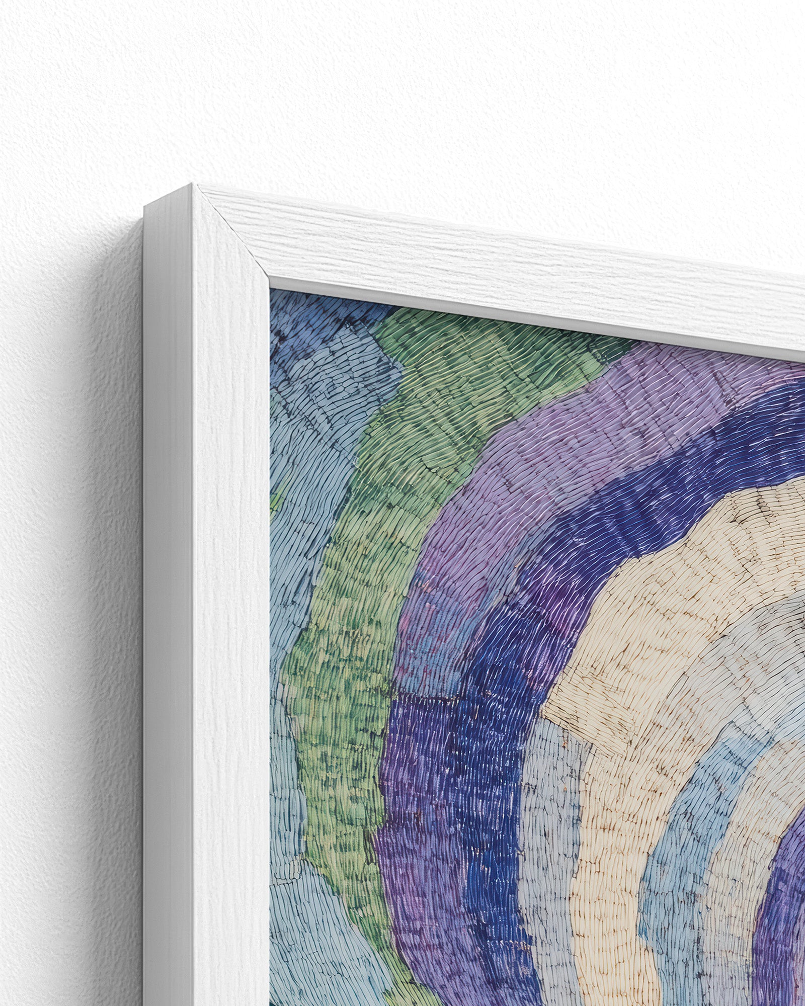white frame