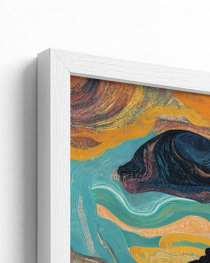 white frame