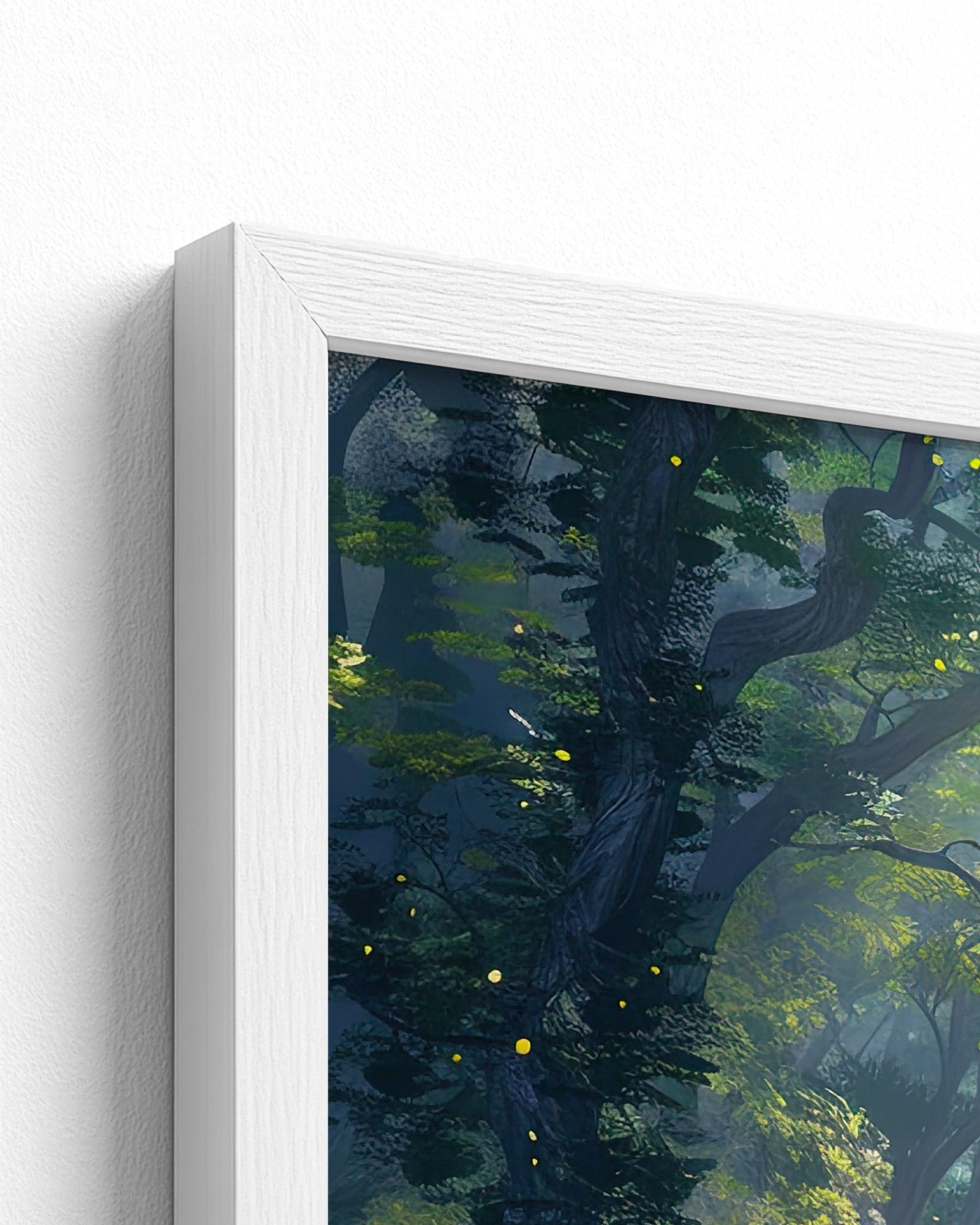 white frame