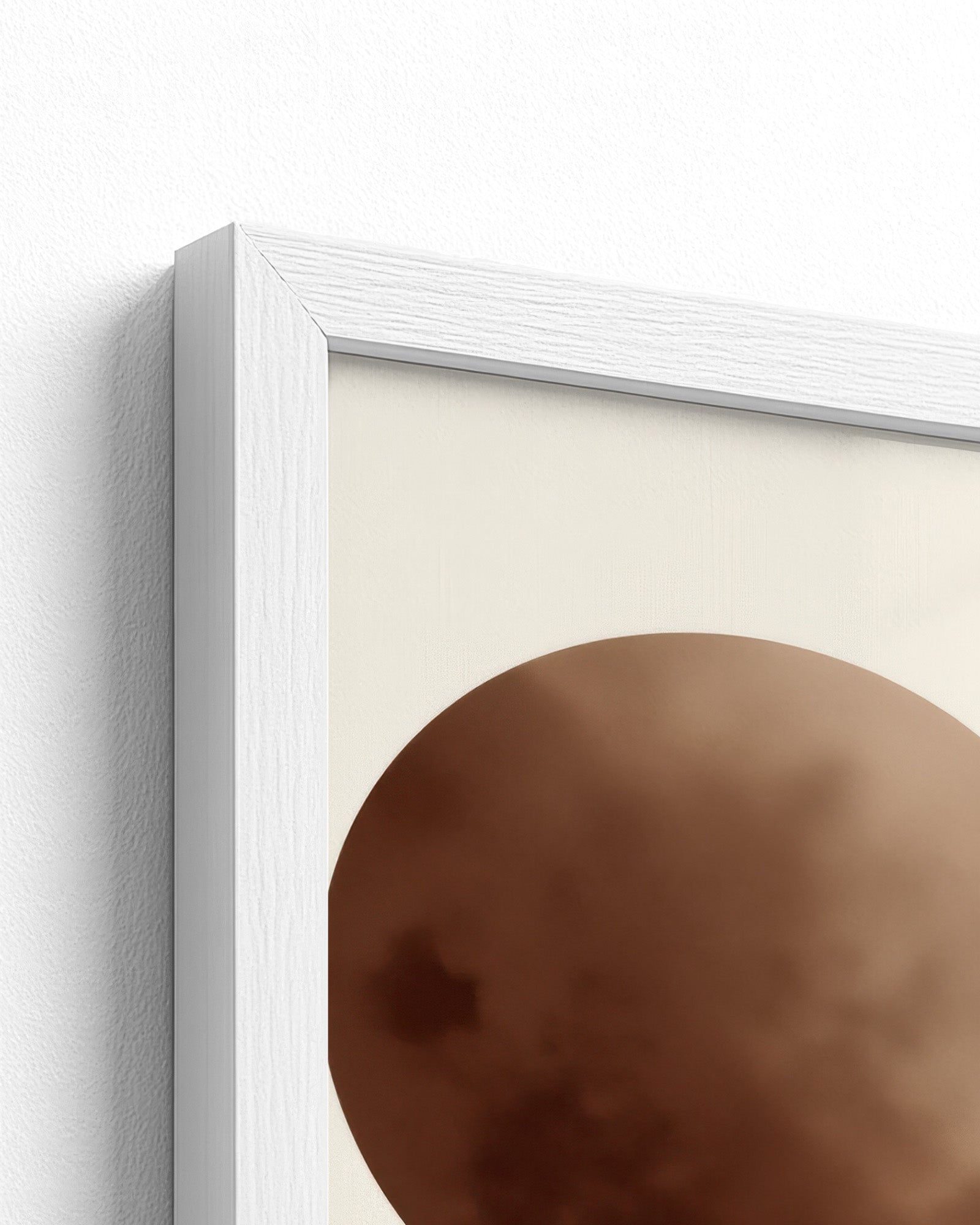 white frame