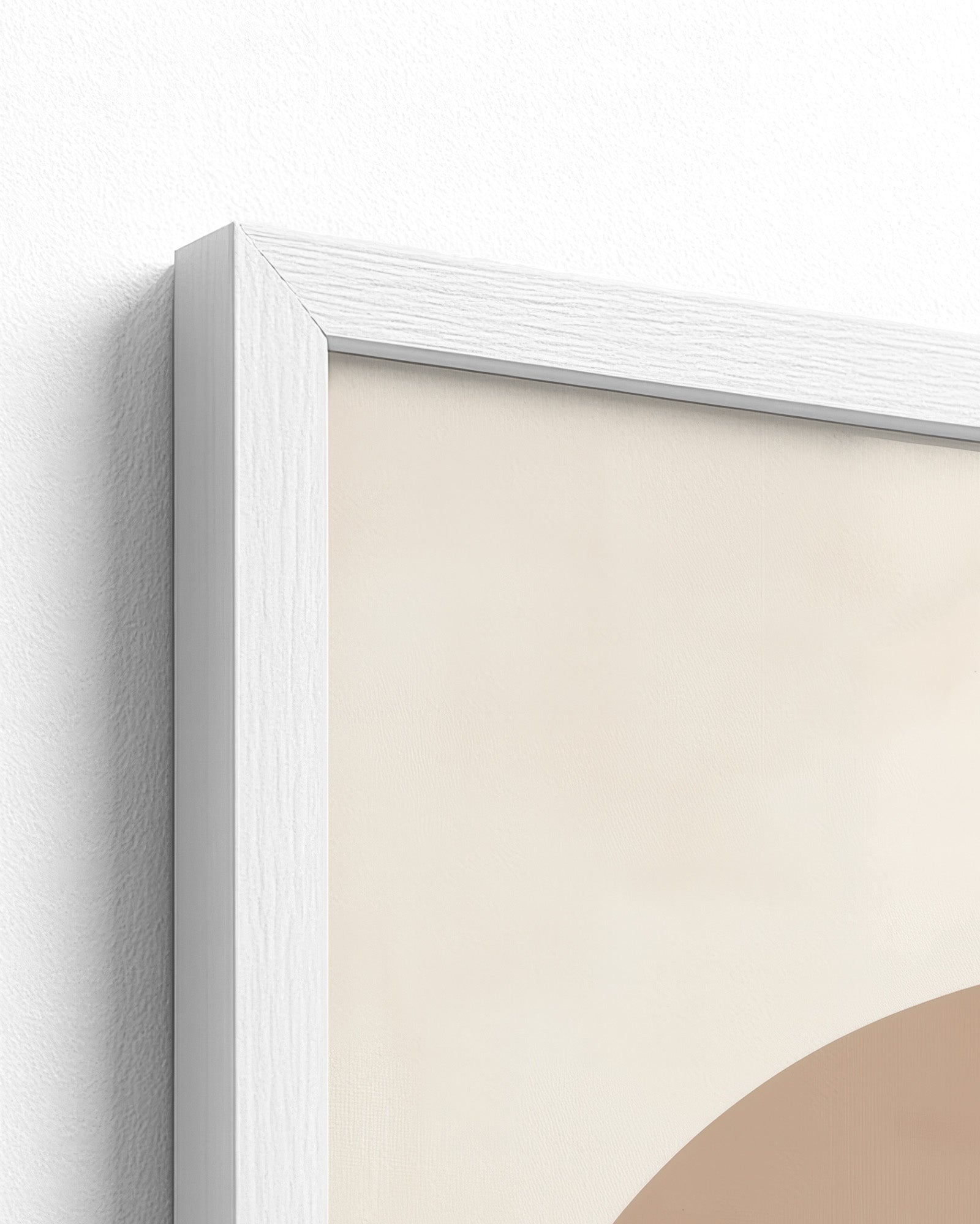 white frame