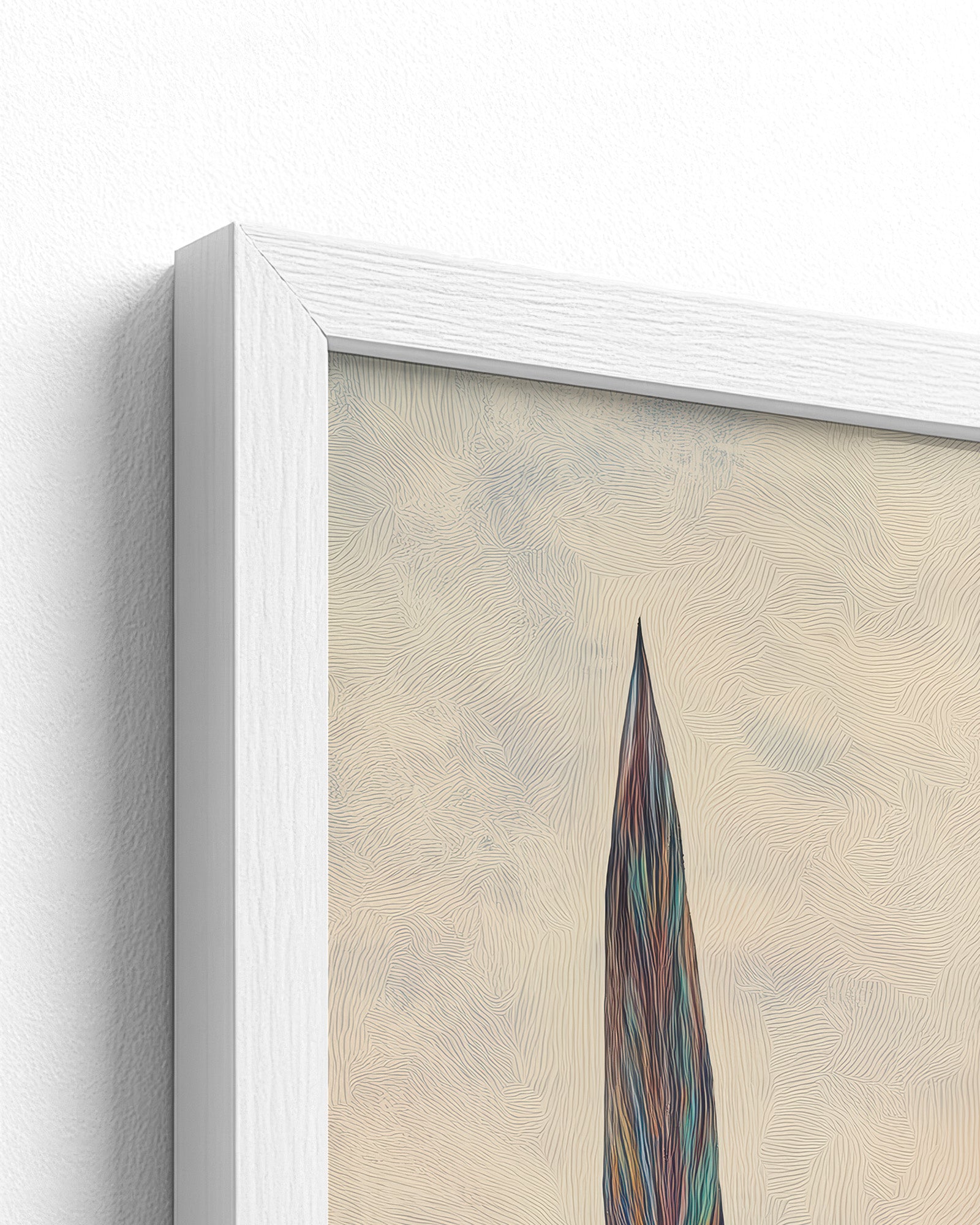 white frame
