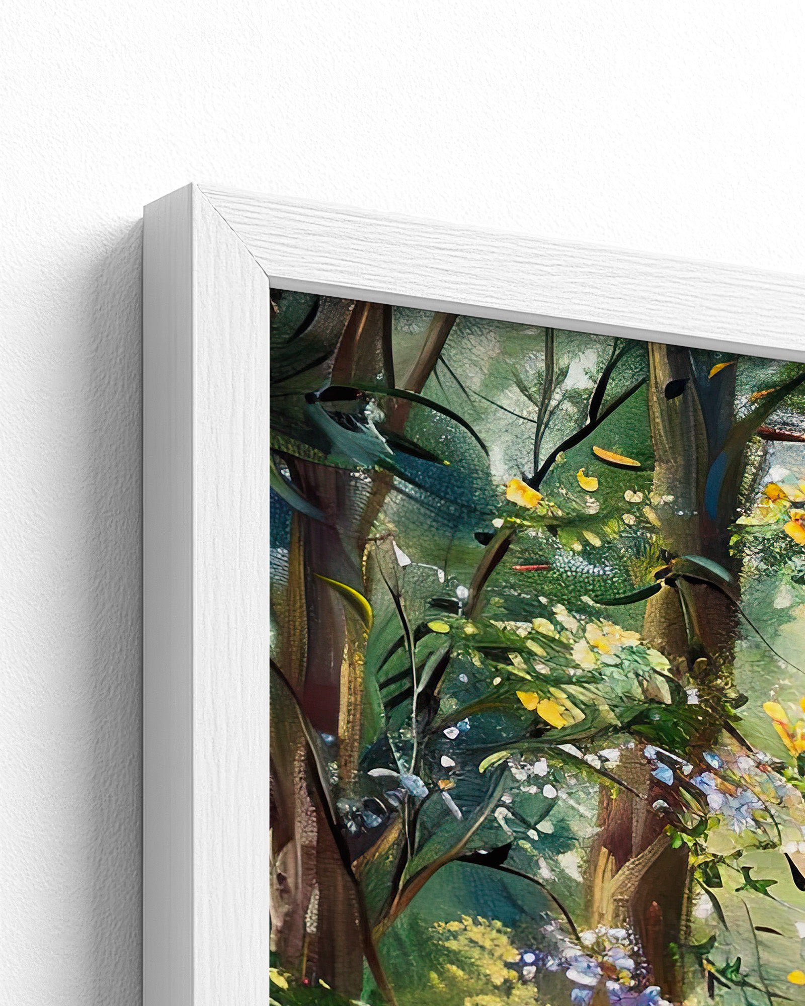 white frame