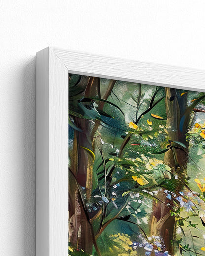 white frame