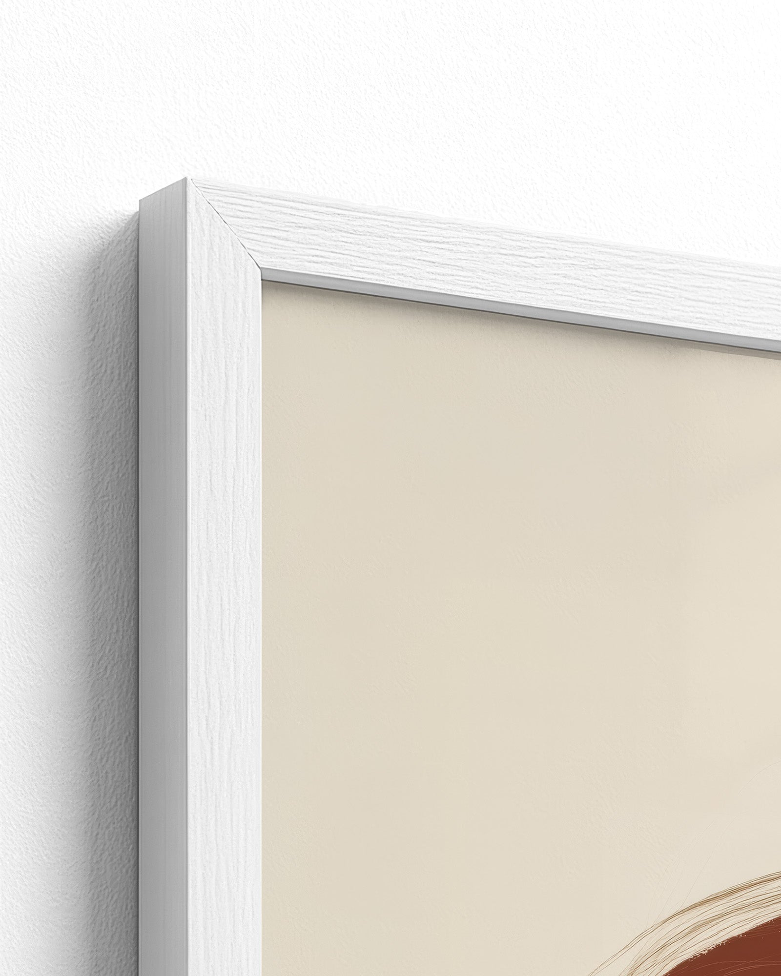 white frame