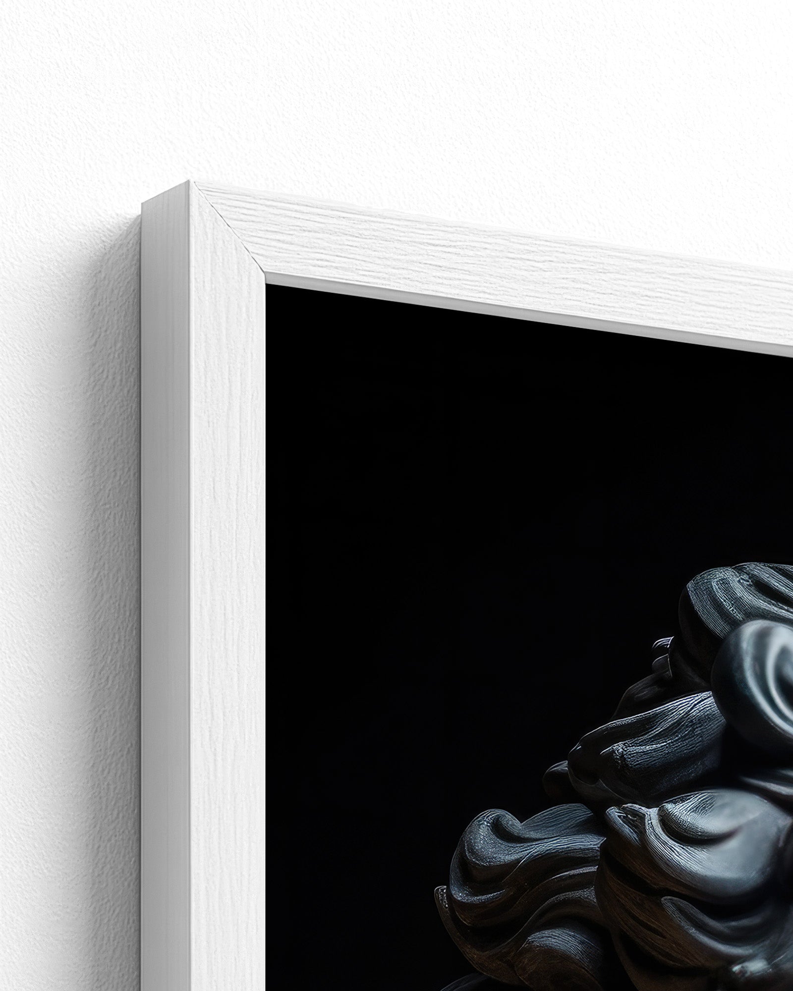 white frame