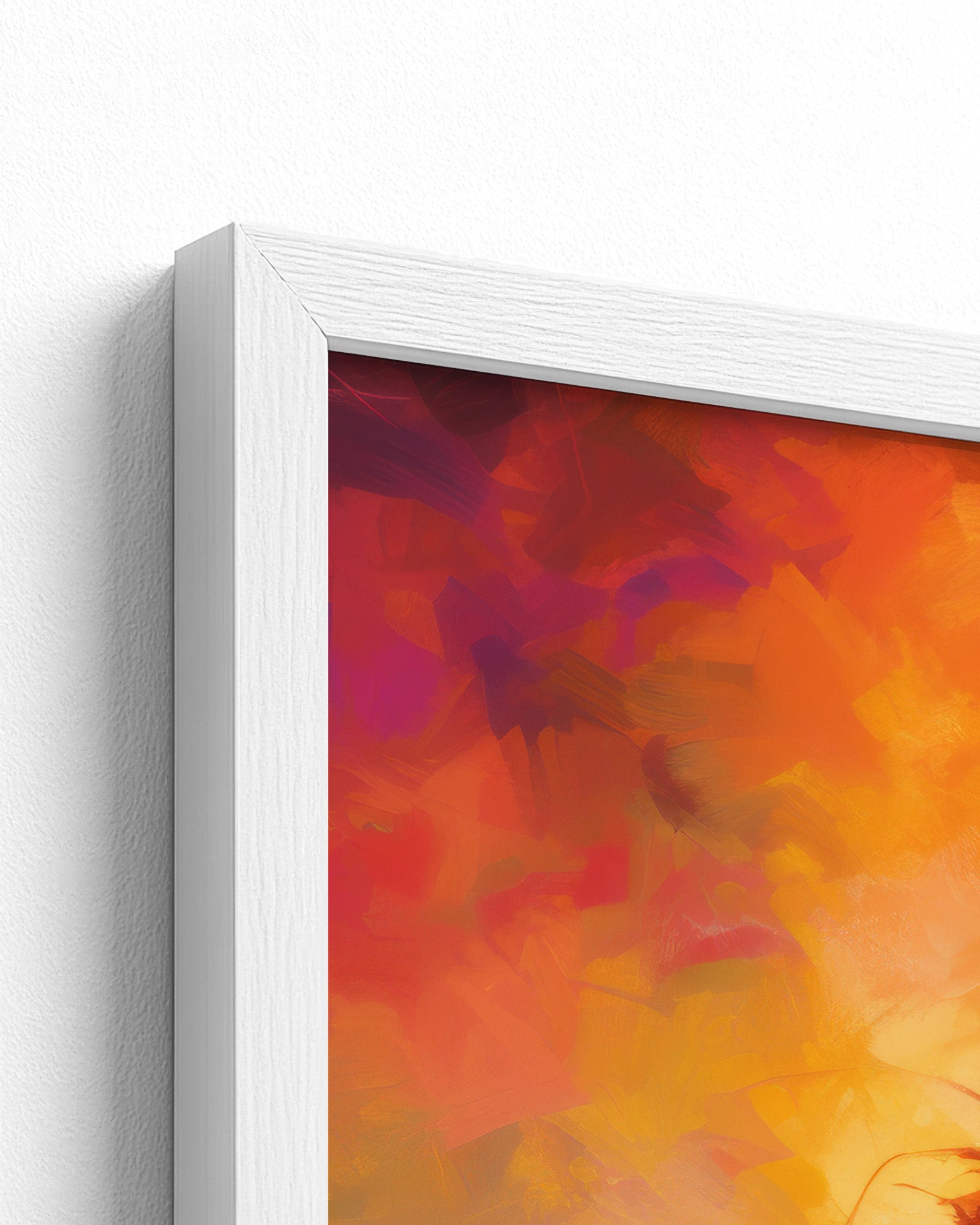 white frame