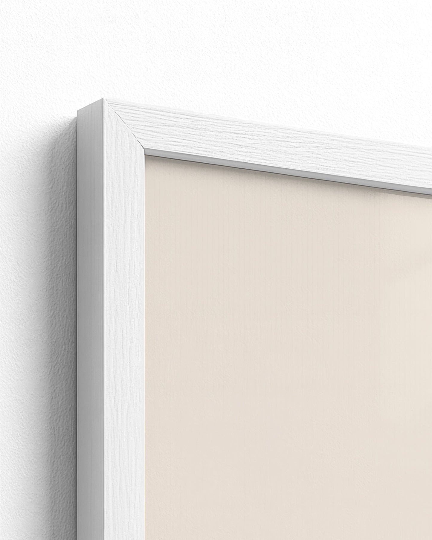 white frame