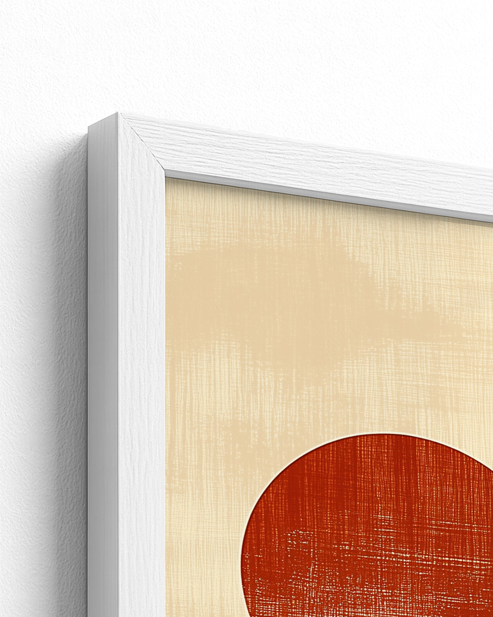 white frame