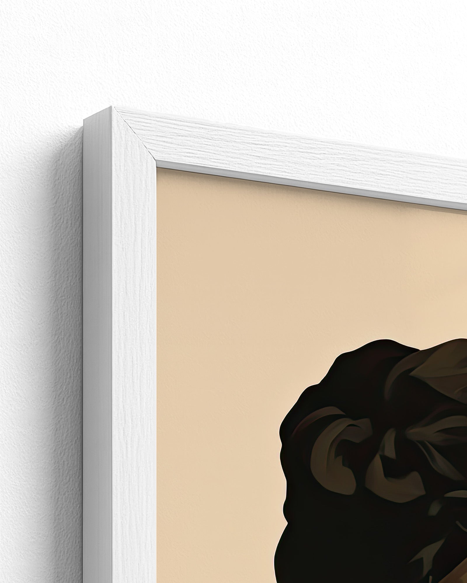 white frame