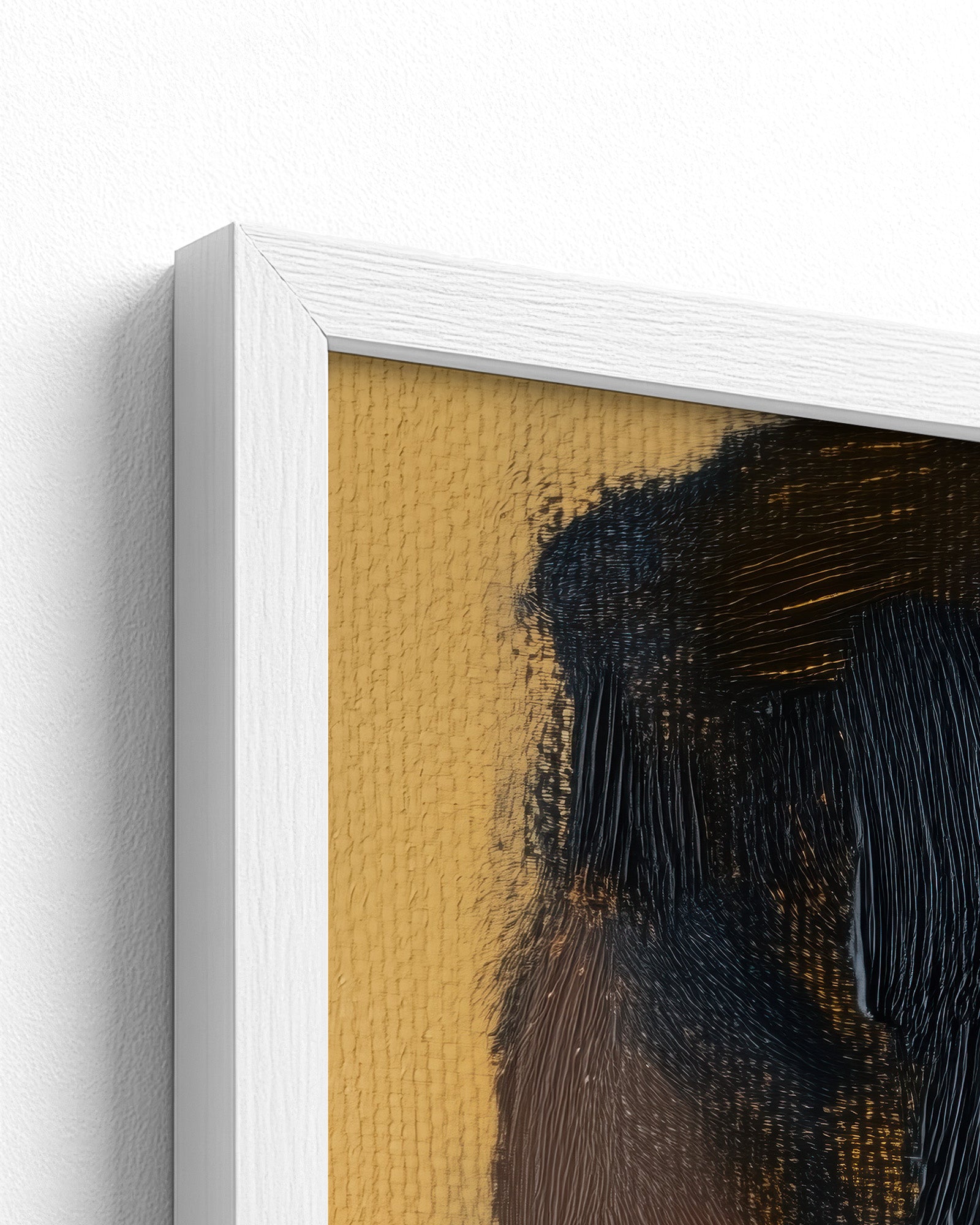 white frame