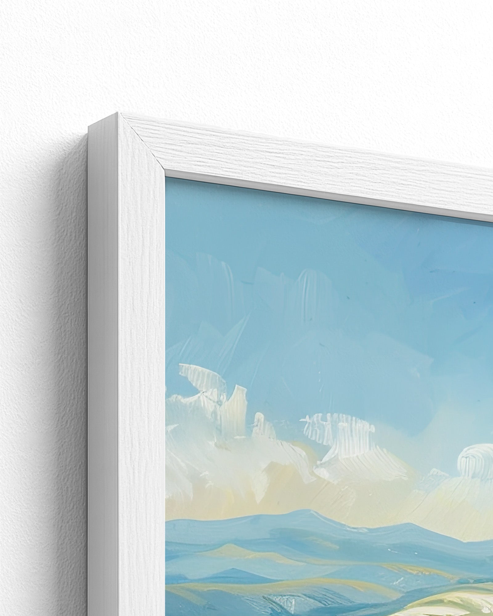 white frame