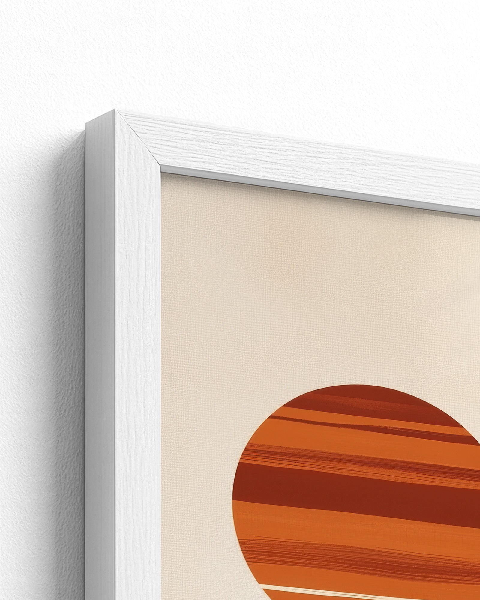 white frame