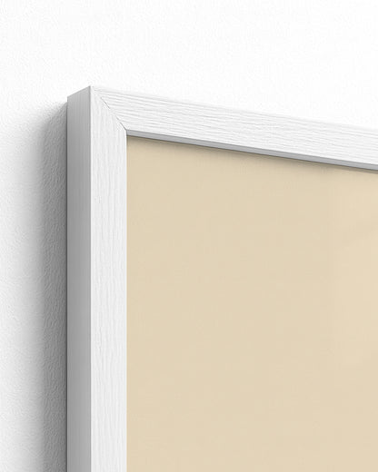 white frame