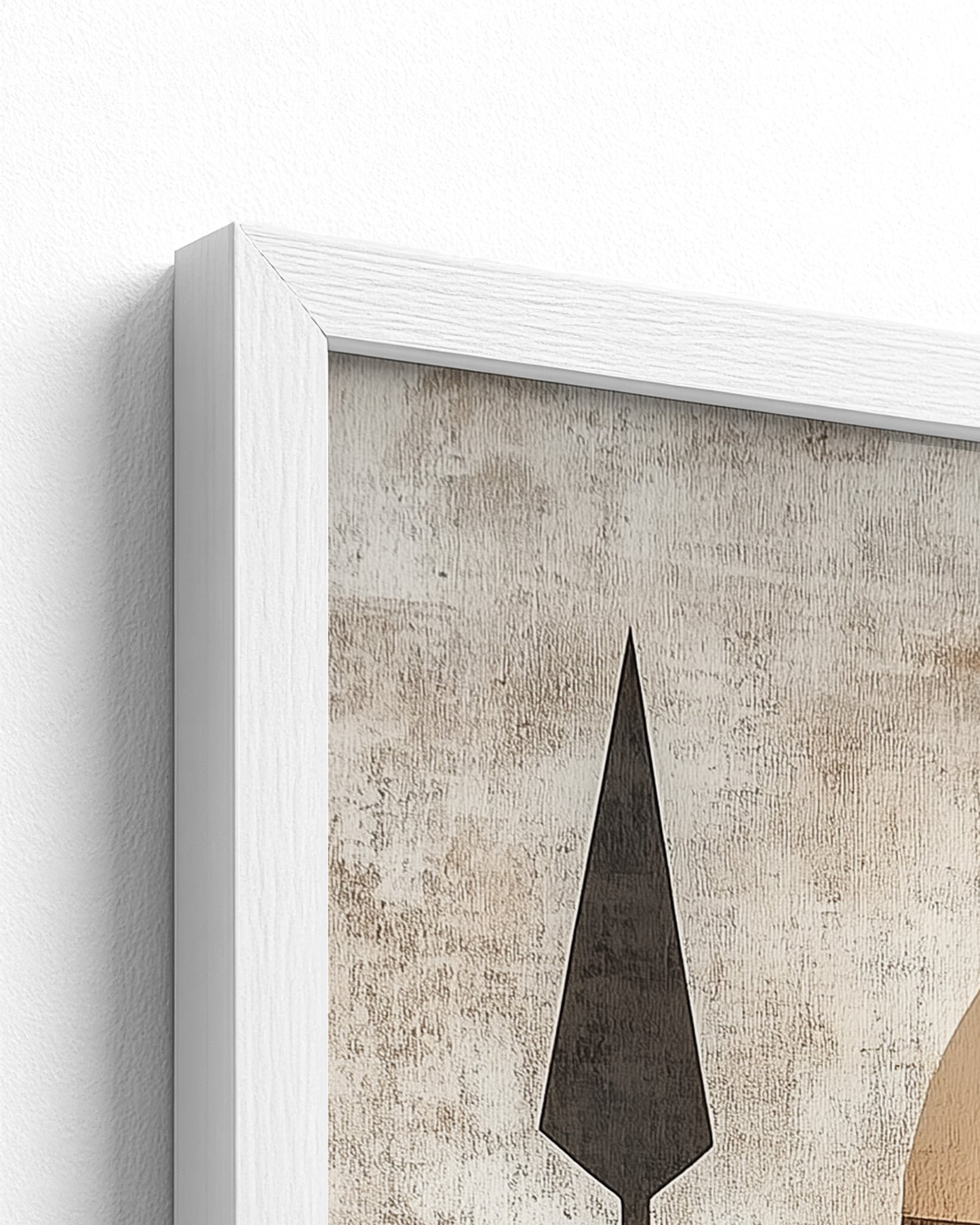 white frame