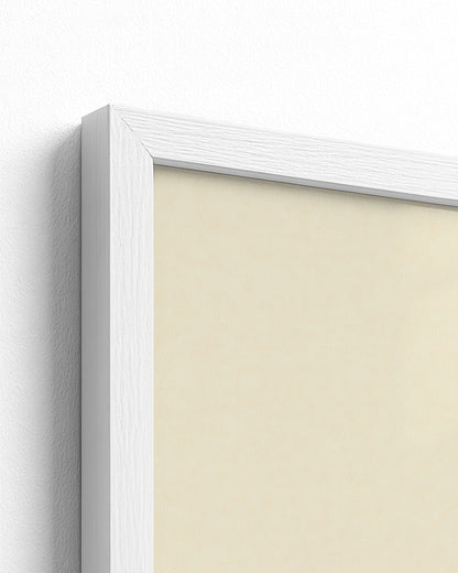 white frame