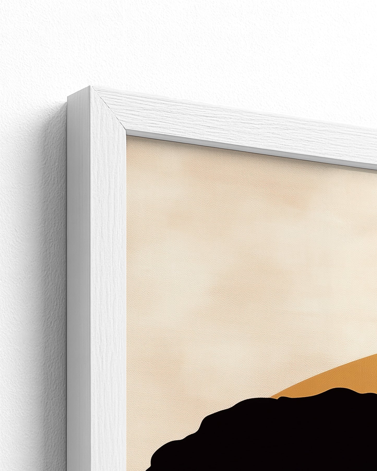 white frame