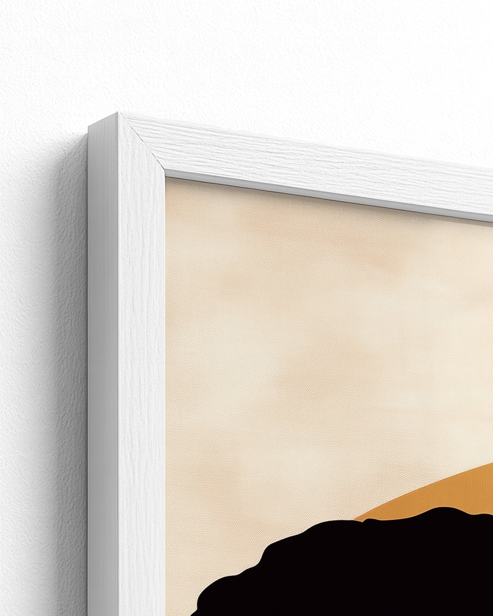 white frame