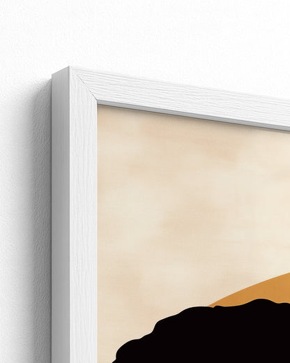 white frame