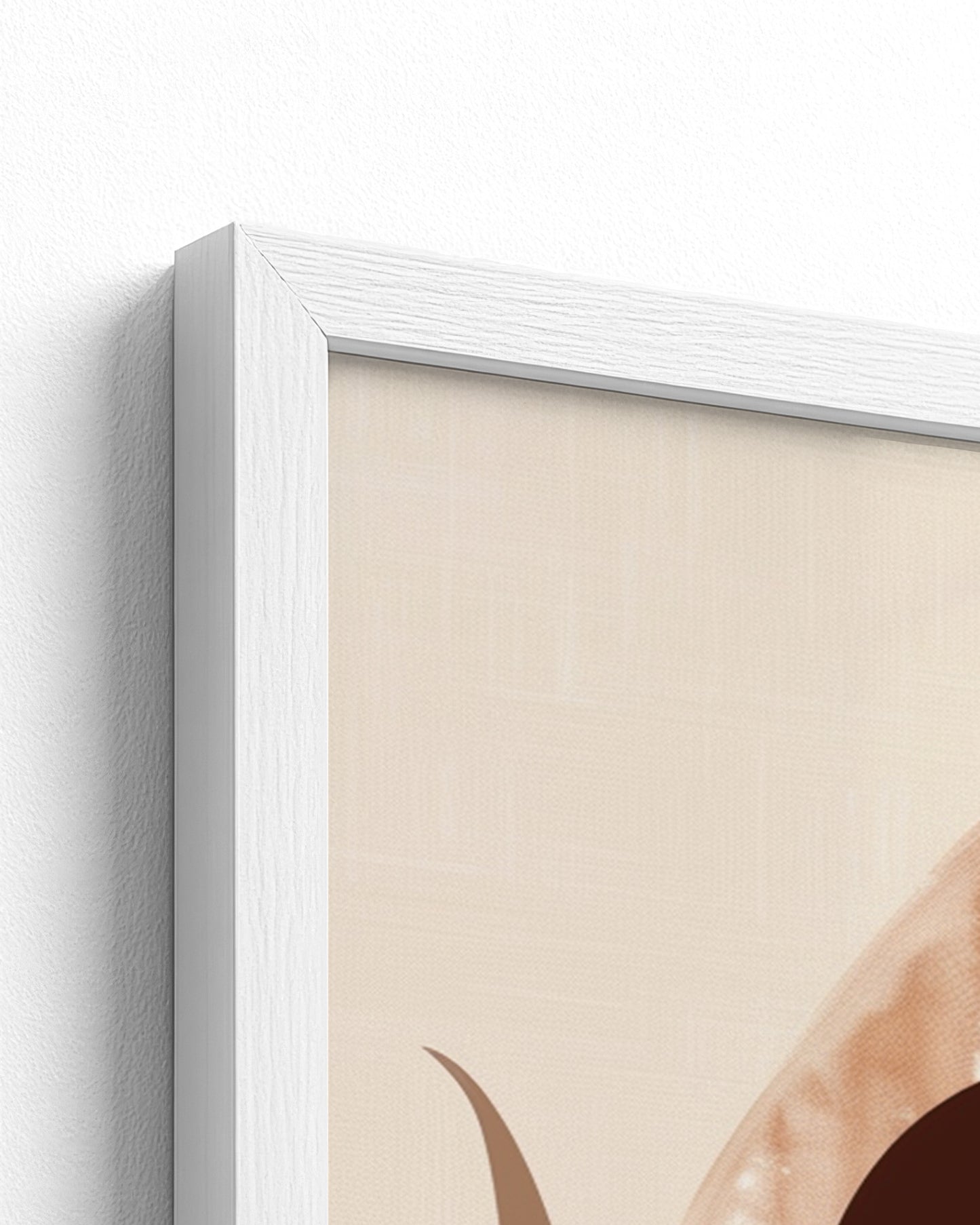 white frame