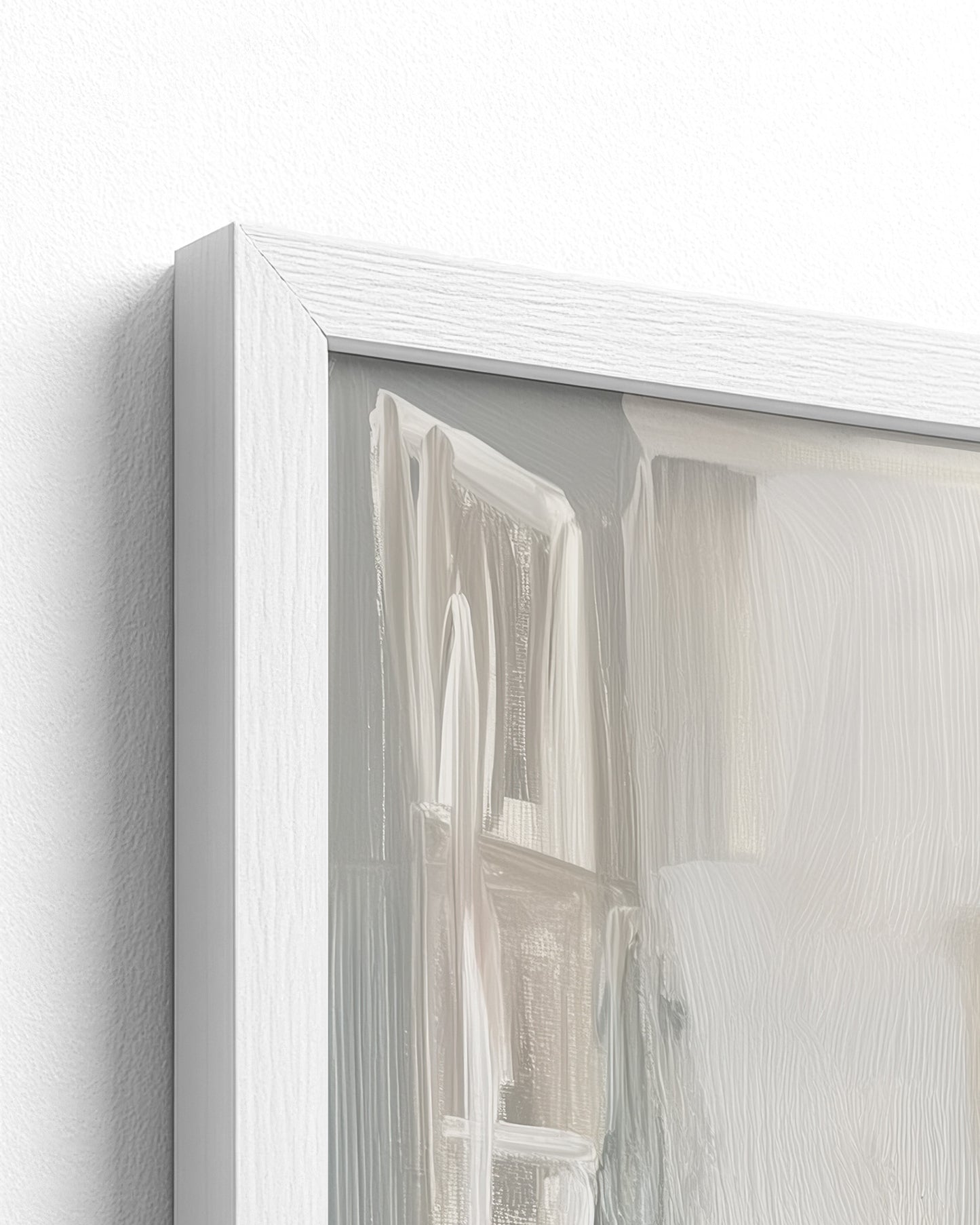 white frame