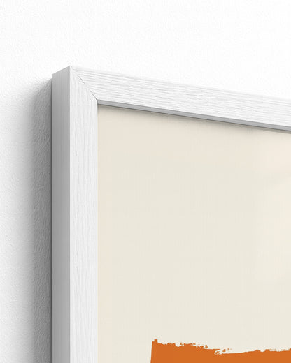 white frame