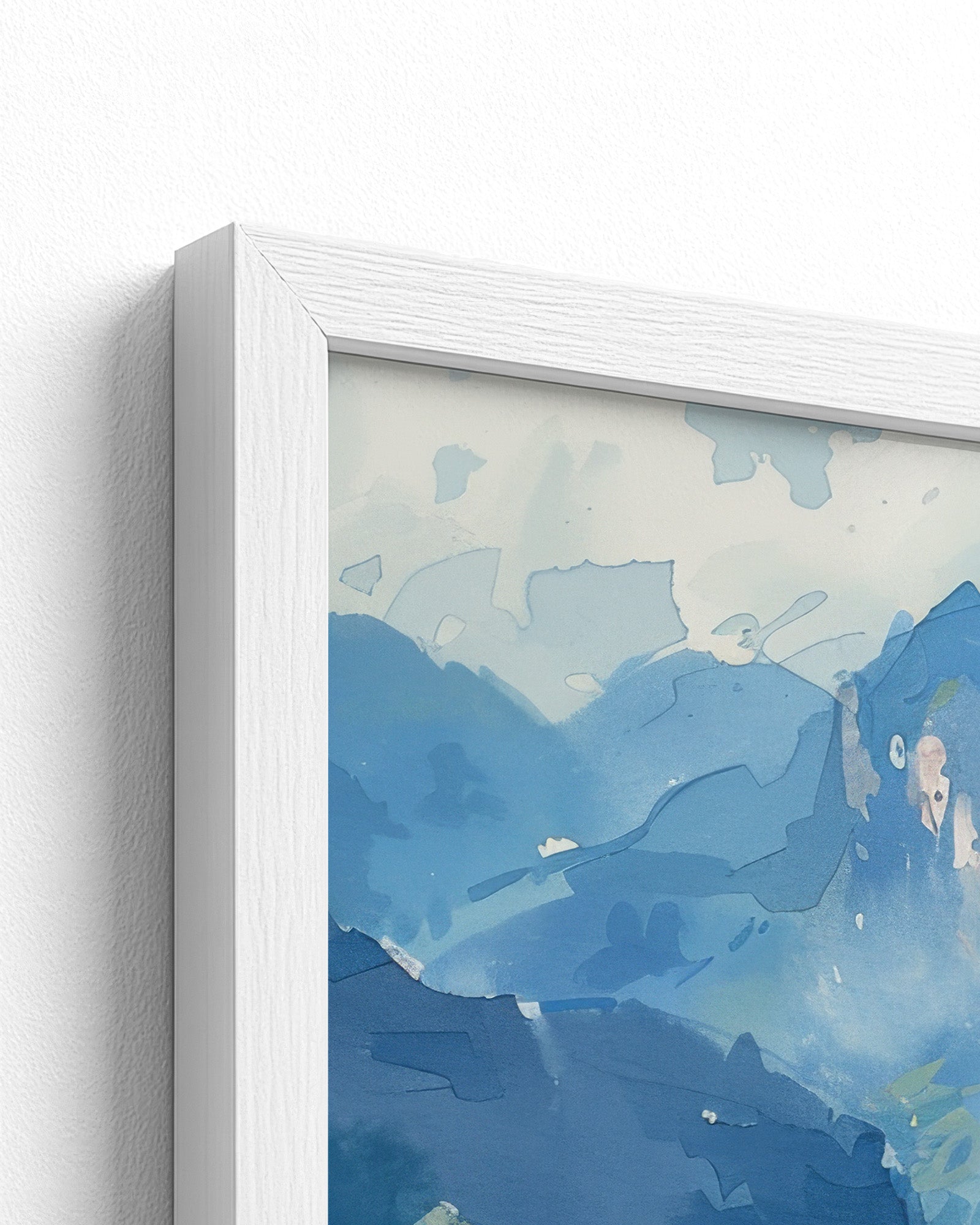 white frame