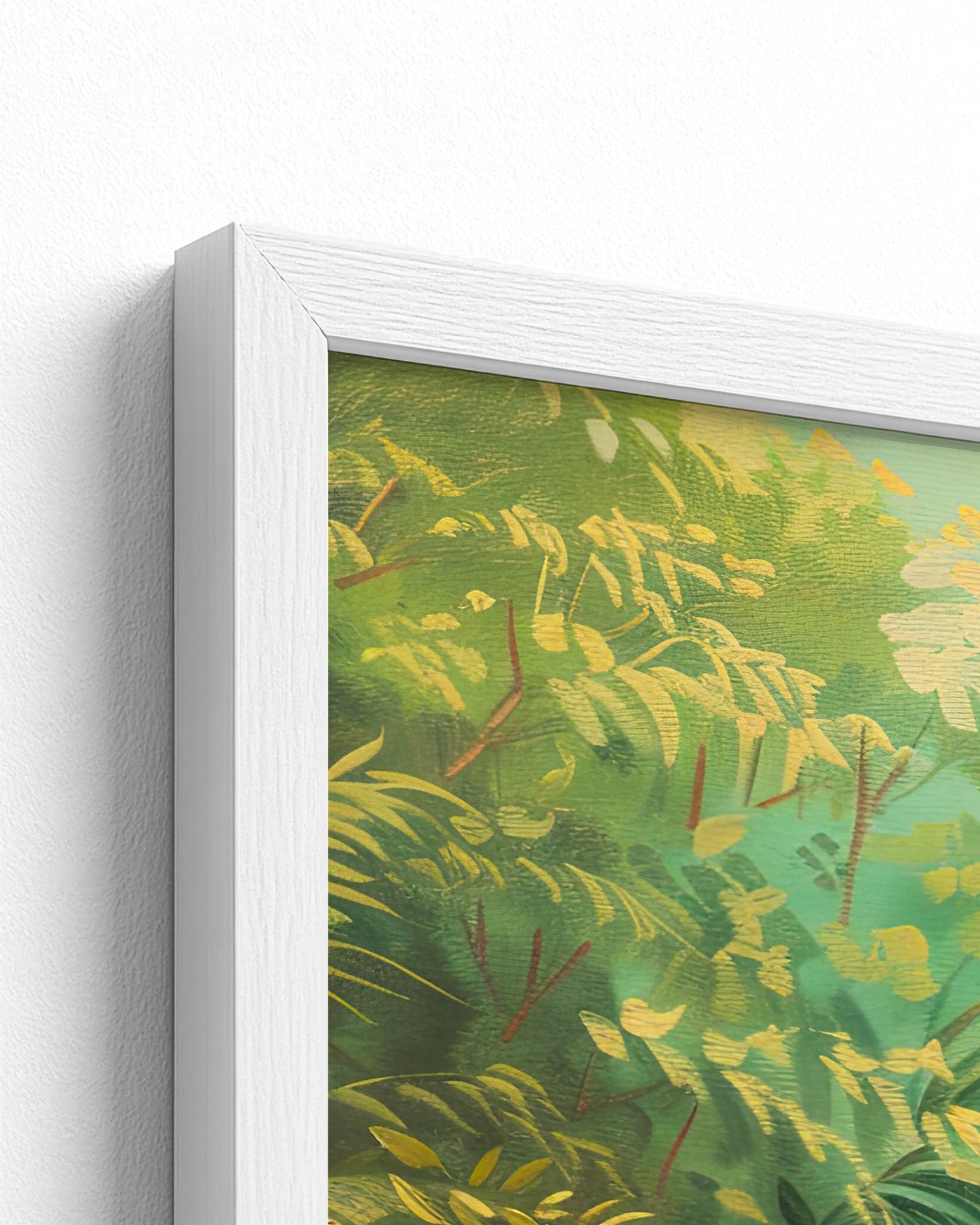 white frame