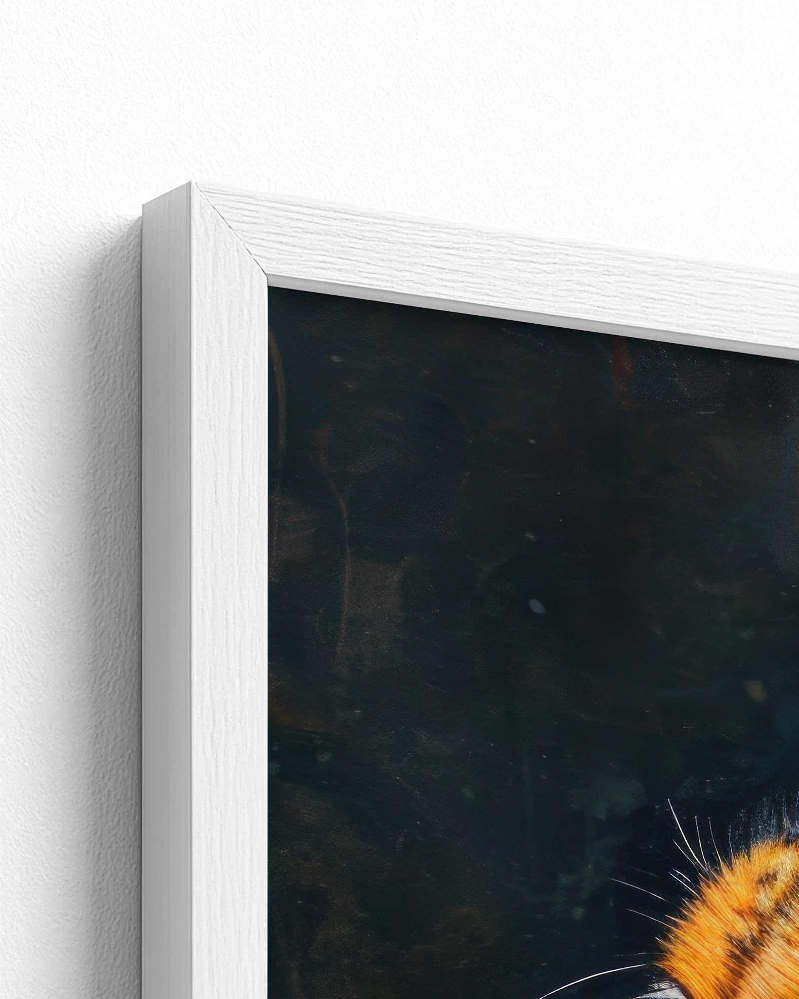 white frame