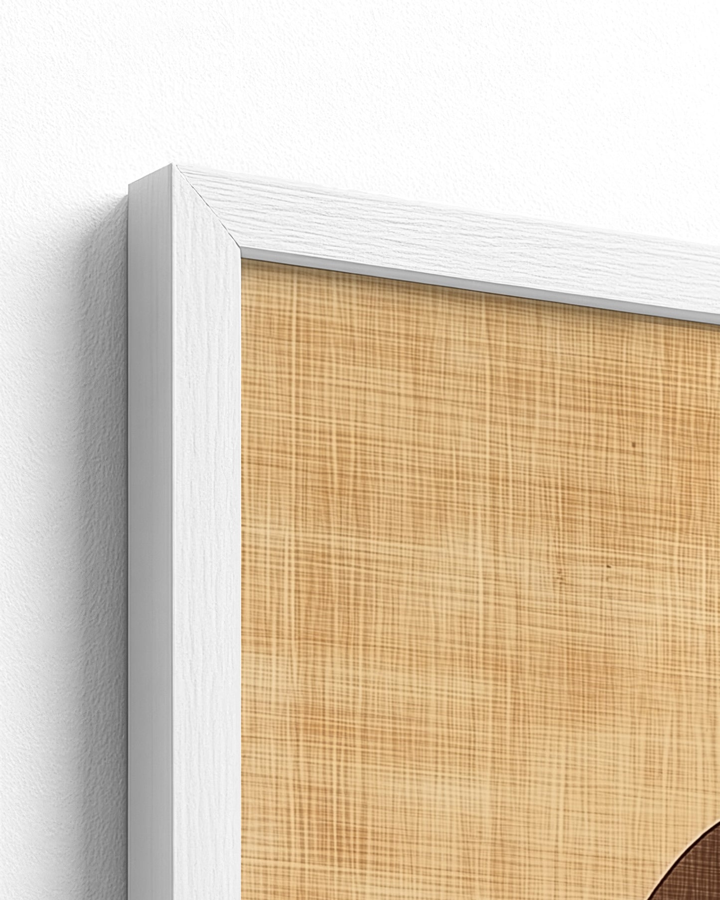 white frame