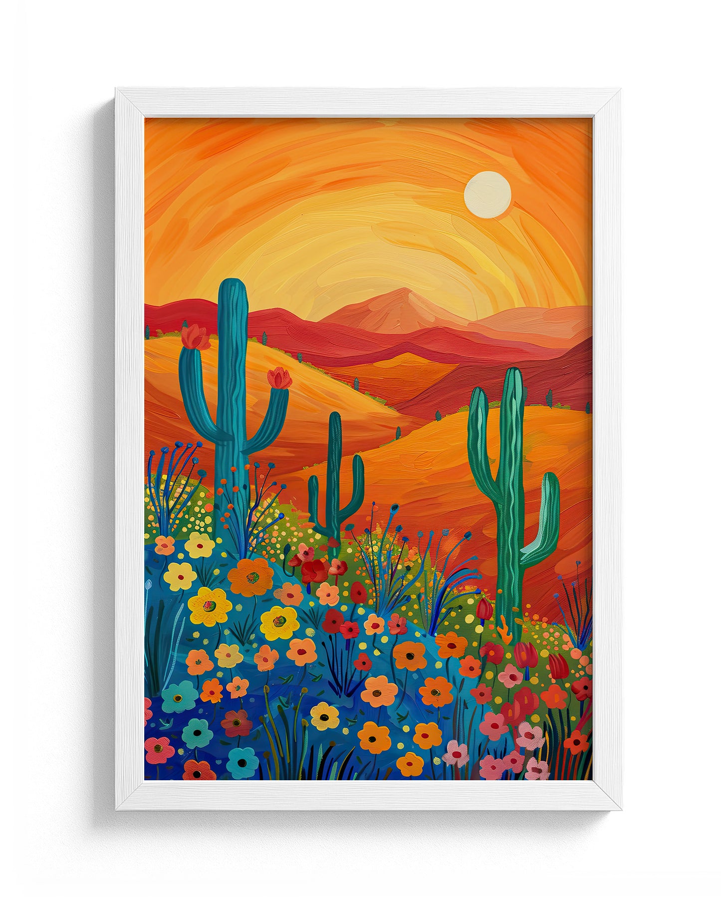 Sunlit Cactus Oasis