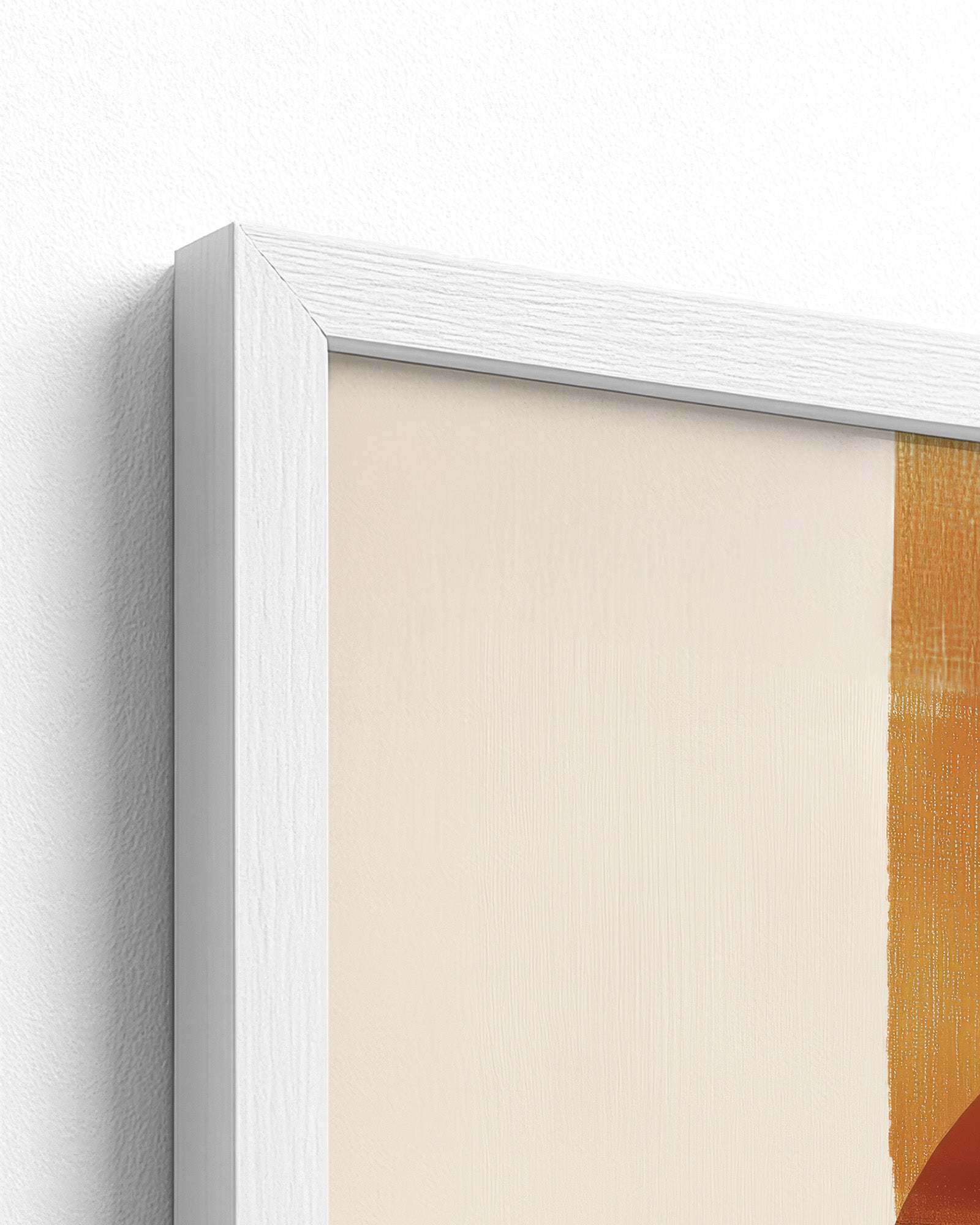white frame