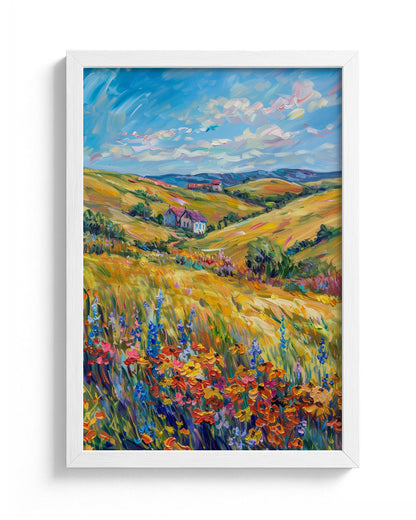 rolling hills of the country