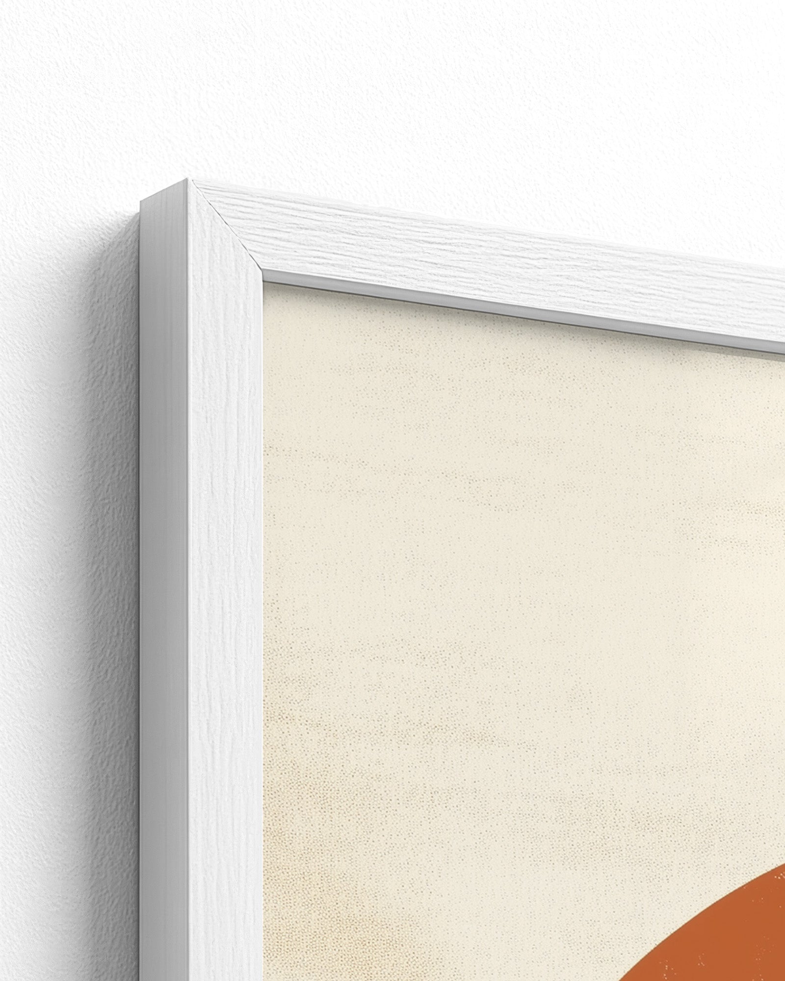 white frame
