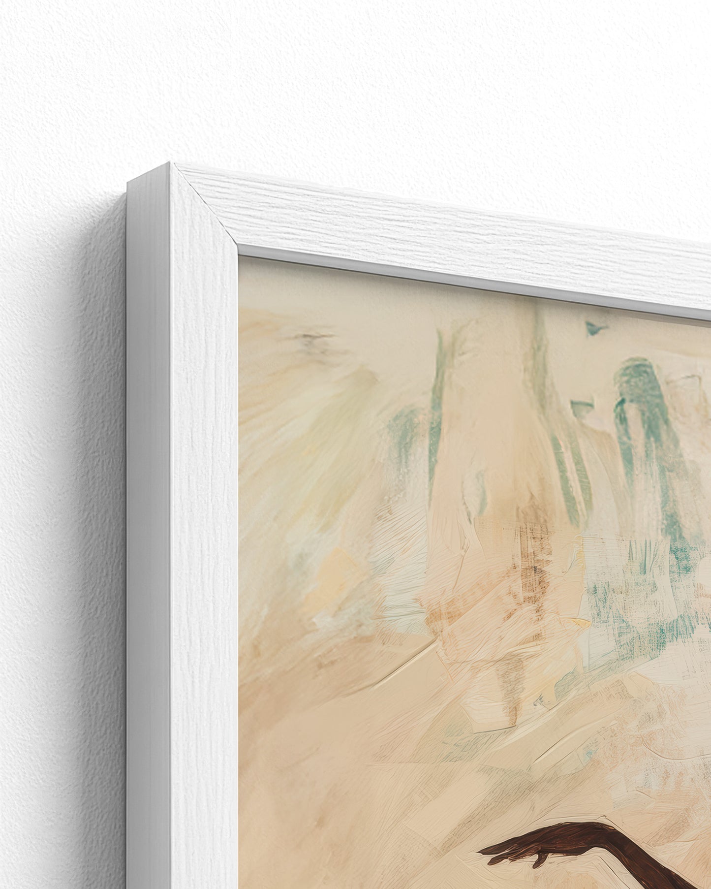 white frame