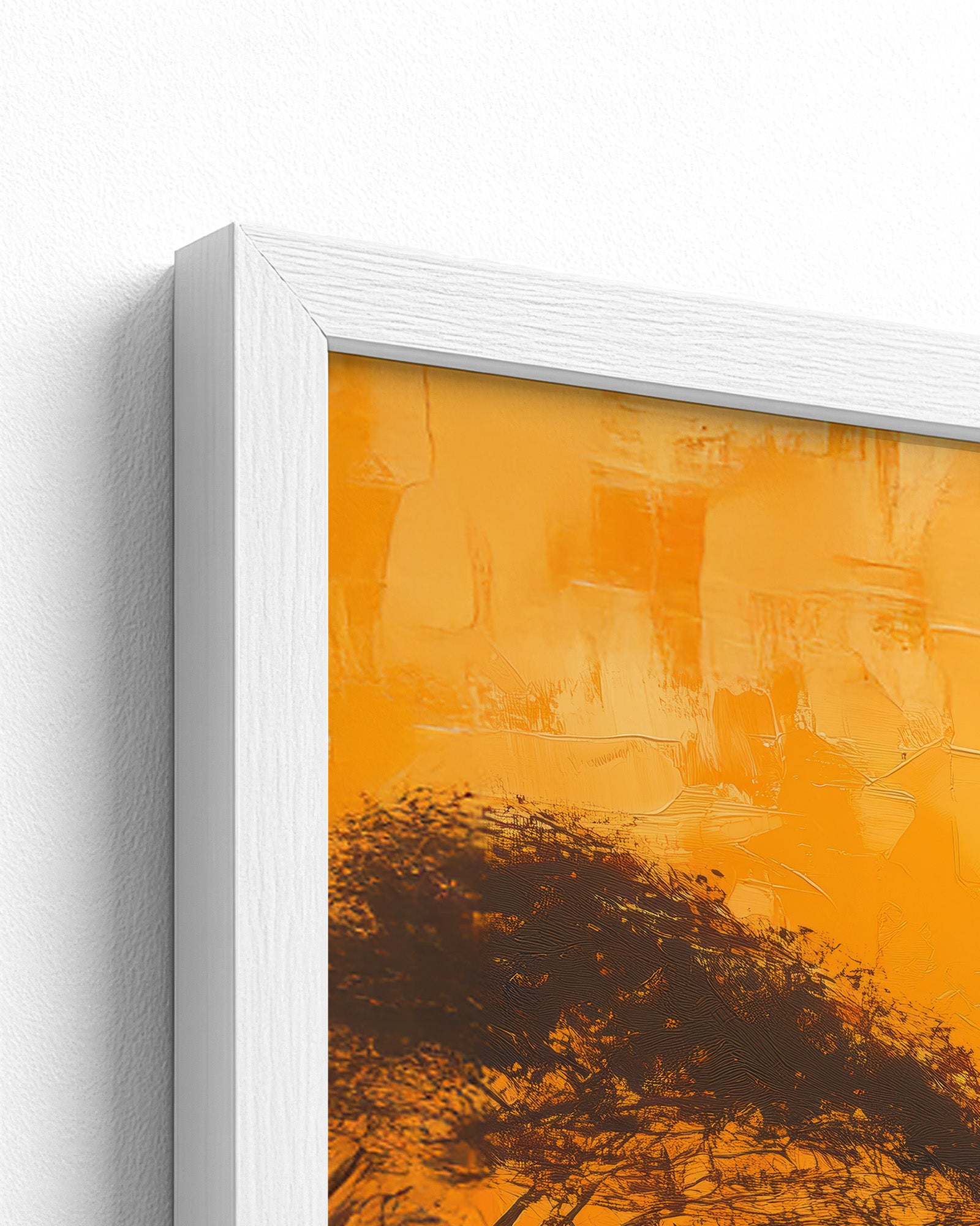 white frame