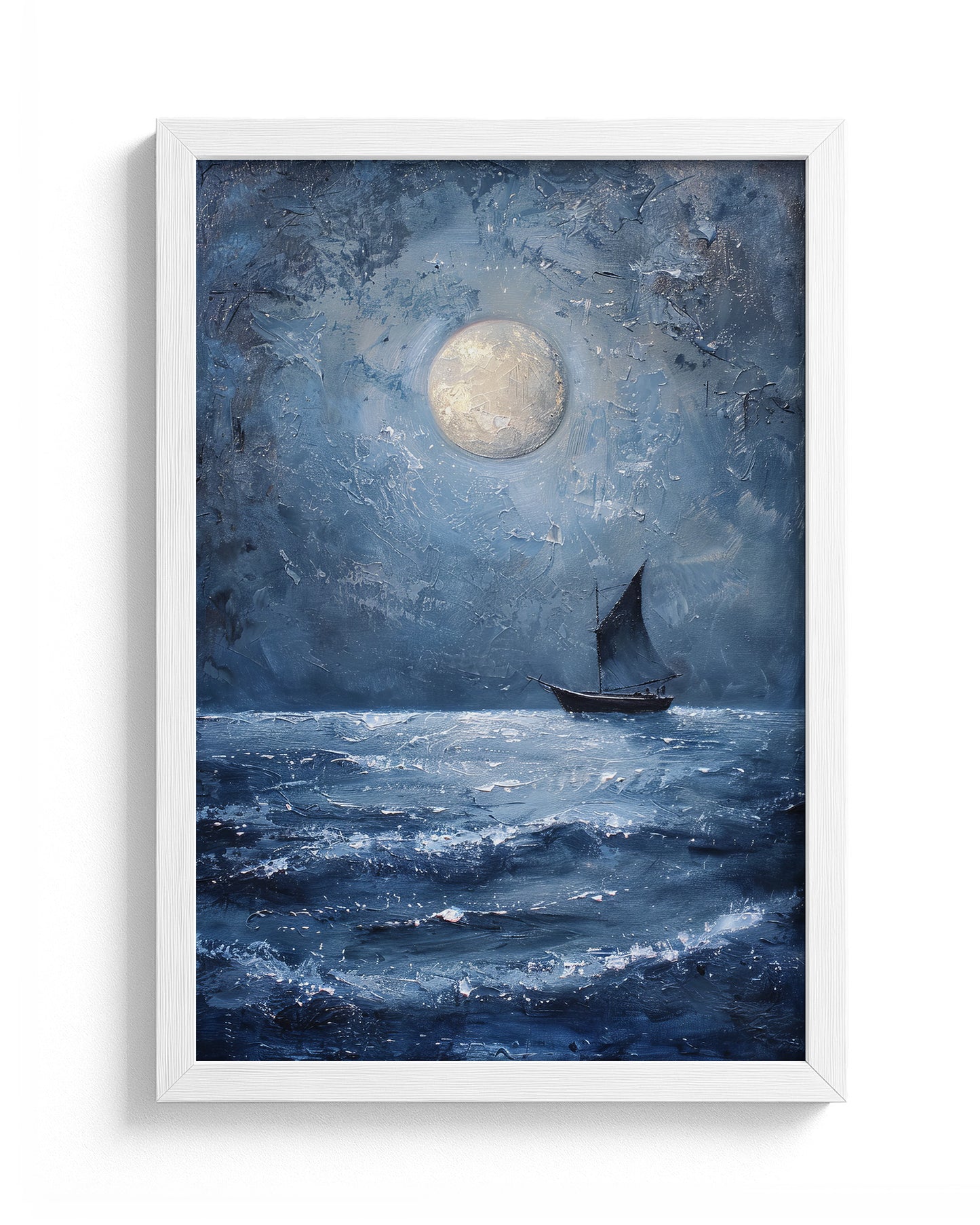 Moonlit Arabian Waves