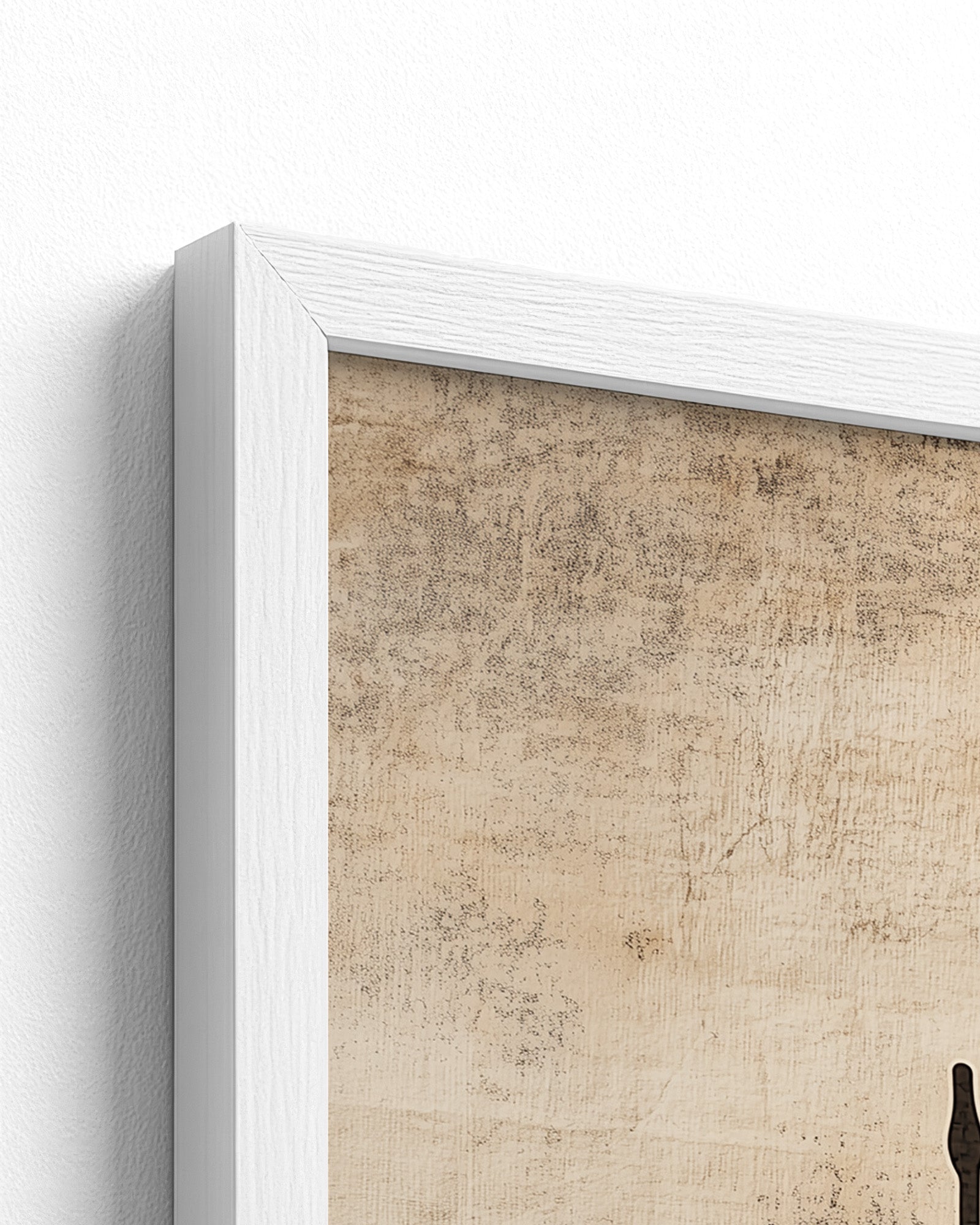 white frame