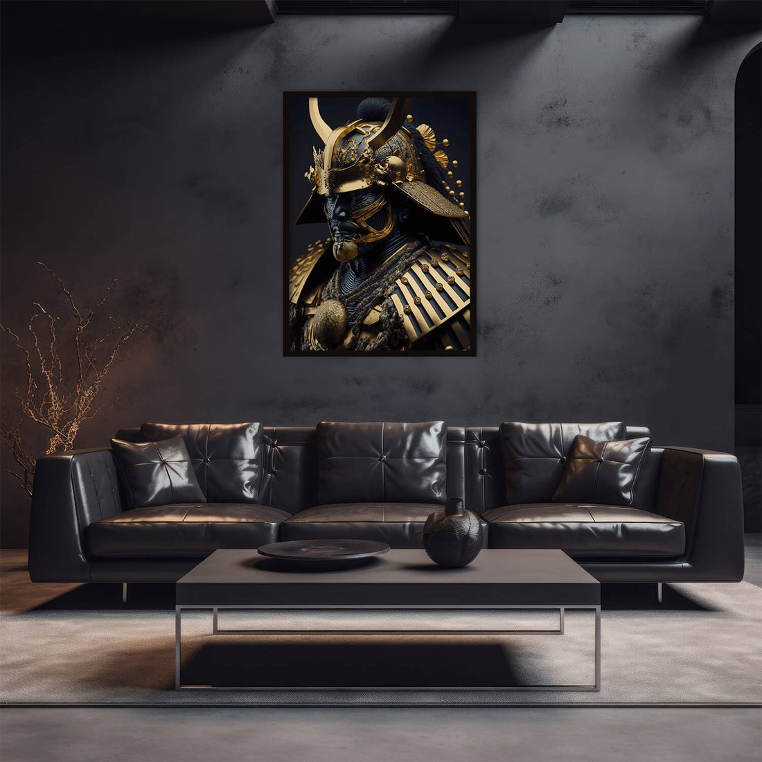 Black and Gold Samurai I