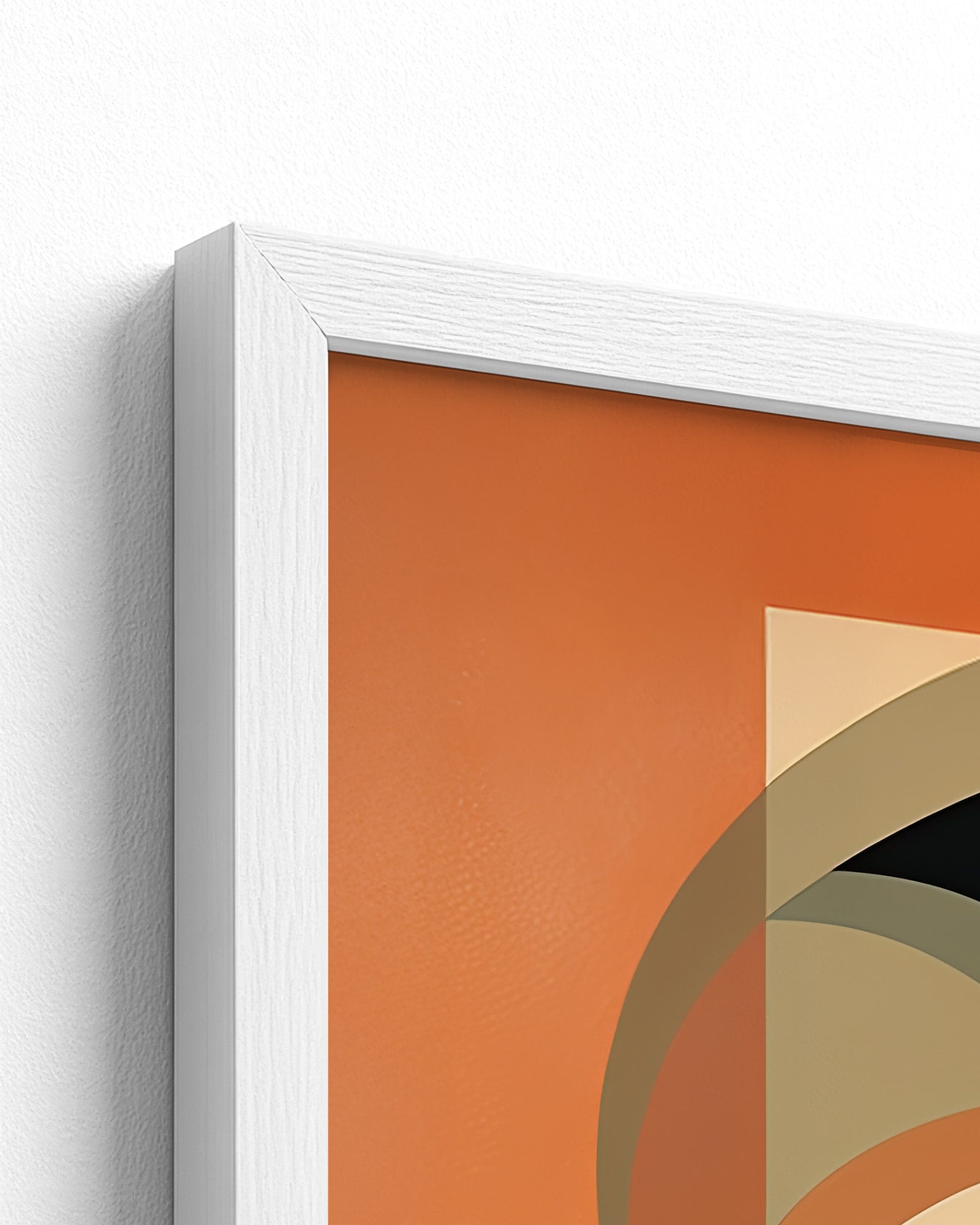 white frame