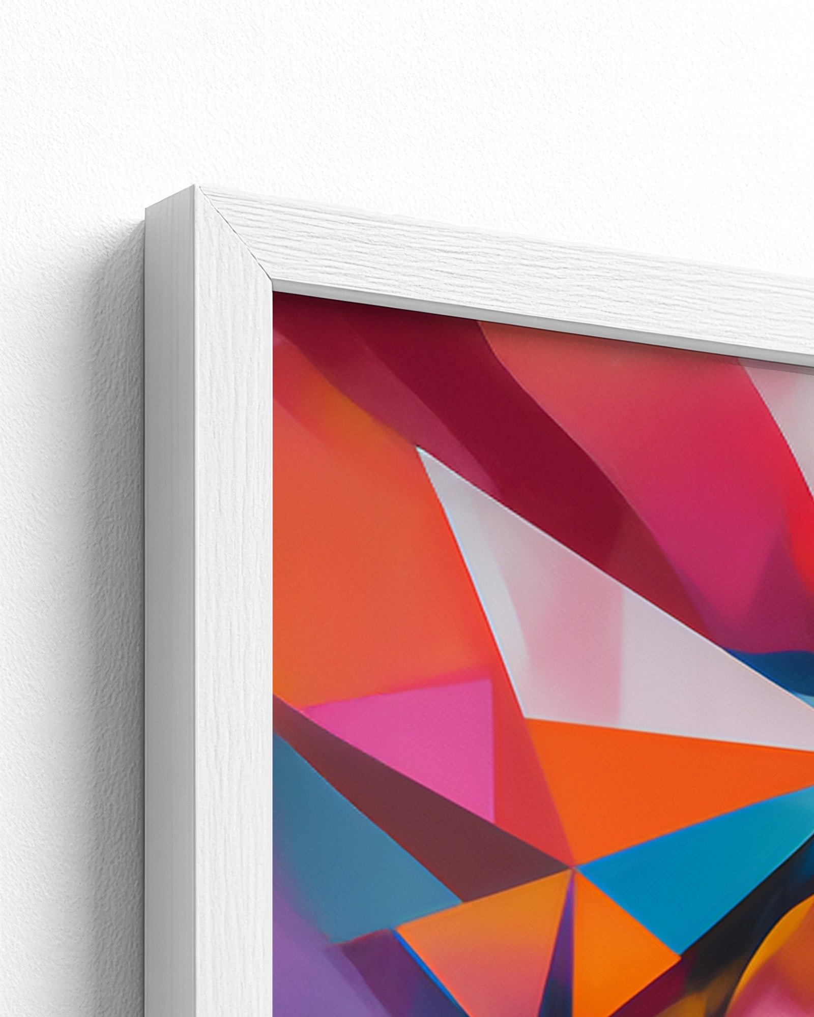 white frame