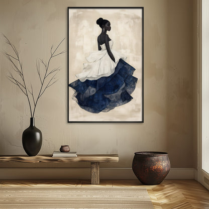 Dazzle in a Blue Dress