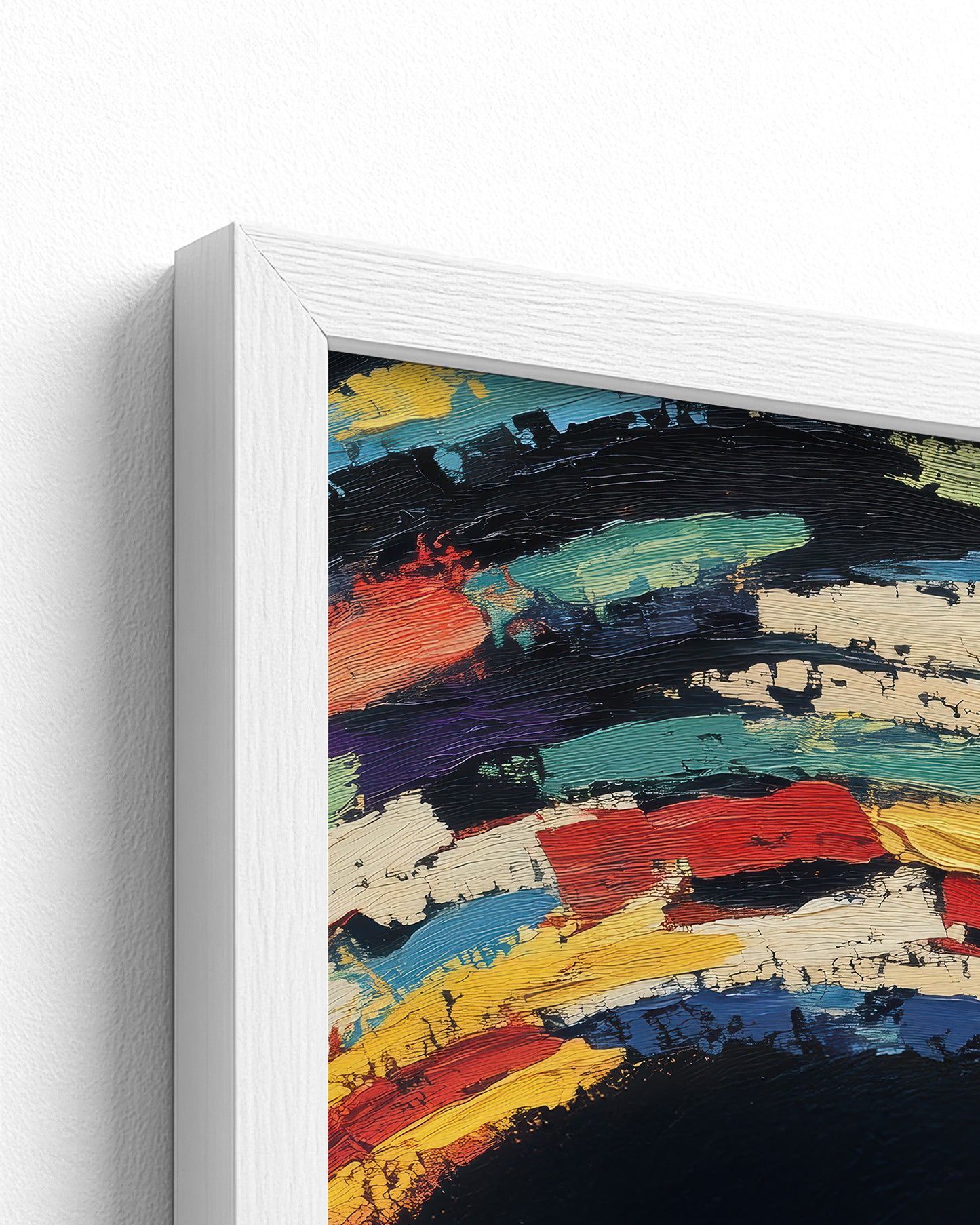 white frame